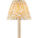 Maiden Fern Yellow/Ivory Tapered Chandelier Shade