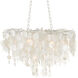 Lusso LED 43.5 inch Natural/Pearlized White Chandelier Ceiling Light