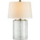 Oscar 25 inch 150 watt Clear/Brass Table Lamp Portable Light