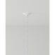 Piero 3 Light 31.5 inch White Chandelier Ceiling Light, Large