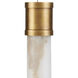 Cannula 30 Light 54 inch Vintage Brass Linear Pendant Ceiling Light