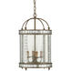 Corsica 4 Light 13 inch Harlow Silver Leaf Chandelier Ceiling Light, Small