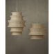 Phebe 9 Light 32 inch Bleached Natural and Vanilla Chandelier Ceiling Light, Medium