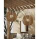 Barbary 1 Light 33.25 inch Black Outdoor Pendant