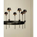 Coterie 8 Light 36 inch Bronze and Gold Chandelier Ceiling Light
