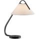 Frey 22.75 inch 40 watt Satin Black Desk Lamp Portable Light, Barry Goralnick Collection