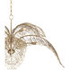 Taormina 8 Light 49.75 inch Brass Chandelier Ceiling Light