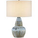 Catania 29.5 inch 150 watt Antique Blue Drip Table Lamp Portable Light
