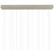 Parish 15 Light 48 inch Silver Multi-Drop Pendant Ceiling Light