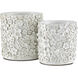 Jessamine 7 X 6 inch Cachepot, Small