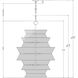 Phebe 9 Light 32 inch Vanilla Chandelier Ceiling Light, Large