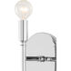 Bel Canto 1 Light 6 inch Polished Nickel ADA Wall Sconce Wall Light