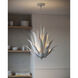 Agave 9 Light 26.75 inch Gesso White Chandelier Ceiling Light, Marjorie Skouras Collection