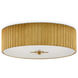 Caravel LED 14 inch Gold Leaf Flush Mount Ceiling Light