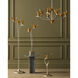 Paradiso 36.5 inch 25 watt Contemporary Silver Leaf and Gold Leaf Table Lamp Portable Light