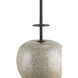 Atlas 42 inch 150 watt Blacksmith/Polished Concrete Console Lamp Portable Light