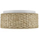 Colchester LED 16 inch Natural Flush Mount Ceiling Light