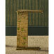 Beau Monde 24 X 15.75 inch Gold and Green C Table