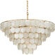 Bon Vivant 5 Light 30.25 inch Contemporary Gold Chandelier Ceiling Light