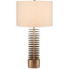 Walwyn 33.25 inch 150 watt Painted Antique Brass Table Lamp Portable Light