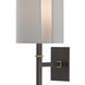 Rocher 1 Light 8 inch Hand Rubbed Bronze Wall Sconce Wall Light