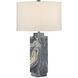 Ashlar 24 inch 100 watt Natural Table Lamp Portable Light