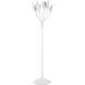 Snowflower 71 inch 60 watt Gesso White Floor Lamp Portable Light