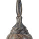 Marbleized Marbleized Brown Turret Box, Tall