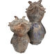 Hoot Reactive Glaze Statue, Medium
