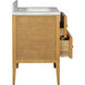 Santos 28 X 34 inch Sea Sand/Natural/White/Brushed Brass/Polished Nickel Vanity with Undermount Sink