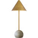 Journey 20 inch 1.50 watt Natural/Antique Brass Cordless Table Lamp Portable Light