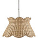 Annabelle 1 Light 24.25 inch Natural Pendant Ceiling Light, Large, Suzanne Duin Collection