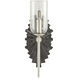 Benthos 1 Light 6 inch Nickel Bath Sconce Wall Light
