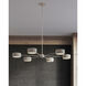 Monreale 6 Light 54 inch White Chandelier Ceiling Light