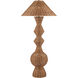 Nirvana 77 inch 60.00 watt Natural Floor Lamp Portable Light, Grande
