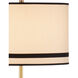 Gieves 64.5 inch 150.00 watt Black/Bronze/Antique Brass Floor Lamp Portable Light
