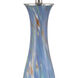 Lapis 31.5 inch 150 watt Blue and Pale Brown Table Lamp Portable Light
