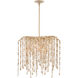 Kealia LED 24.5 inch Natural/Coco Cream Chandelier Ceiling Light, Medium