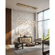 Cannula 30 Light 54 inch Vintage Brass Linear Pendant Ceiling Light
