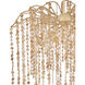 Kealia LED 24.5 inch Natural/Coco Cream Chandelier Ceiling Light, Medium