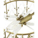 Magnum Opus 12 Light 56 inch Brass Chandelier Ceiling Light, Grande