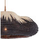 Comme Des Paniers 1 Light 23 inch Khaki/Black Pendant Ceiling Light