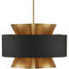 Oxenwood 6 Light 24 inch Brass Chandelier Ceiling Light
