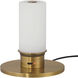 Galavant 12 inch 2.8 watt Brass Cordless Table Lamp Portable Light