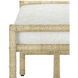 Olisa Natural and Rowann Pearl Bench
