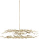 Maidenhair 5 Light 39.5 inch Antique Pearl Semi-Flush Mount Ceiling Light