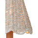 Annabelle Whitewash 6 inch Tapered Chandelier Shade, Suzanne Duin Collection