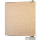 Glebe 28.5 inch 150 watt White and Beige and Light Blue and Antique Brass Table Lamp Portable Light