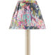 Wildflower Magenta/Green/Blue Tapered Chandelier Shade