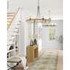 Shipwright 6 Light 38.5 inch French Black/Smokewood/Natural Abaca Rope Chandelier Ceiling Light